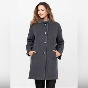 Classic Black Women's Pea Coat